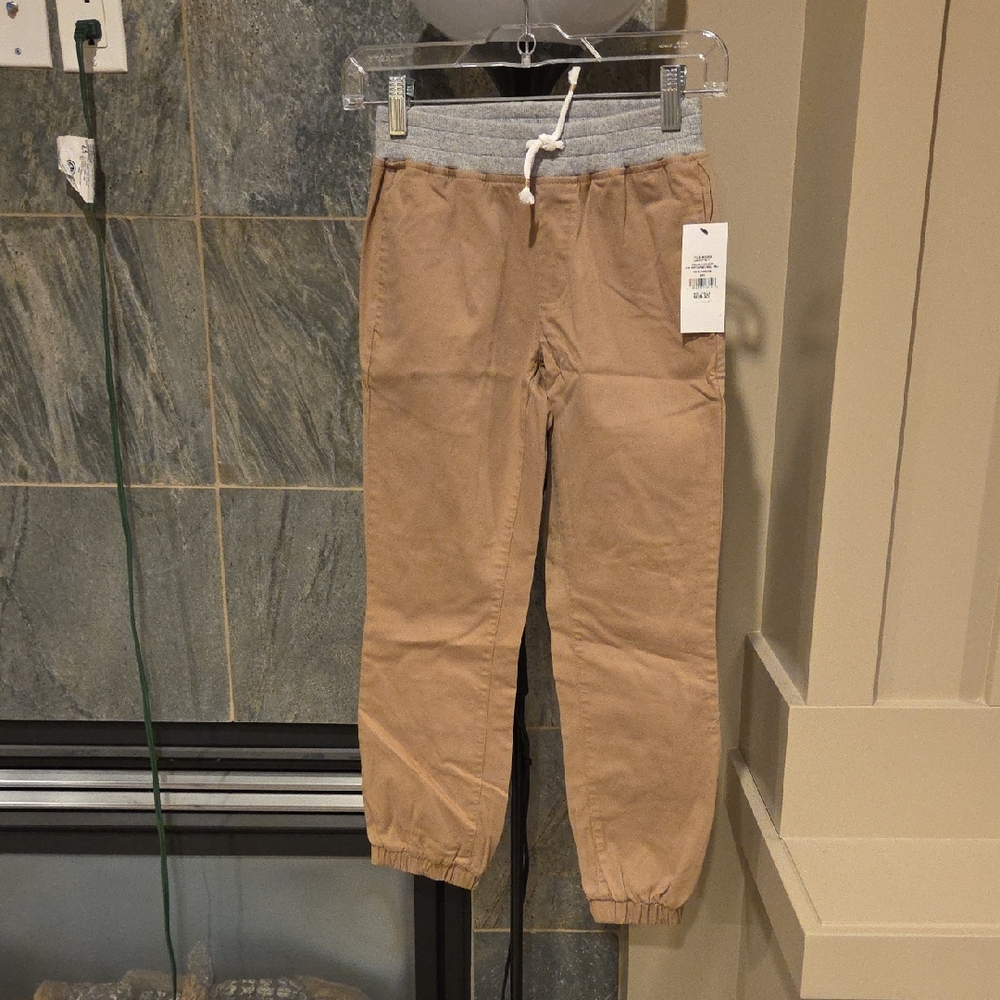 Kids Casual Tan Jogger Pants
